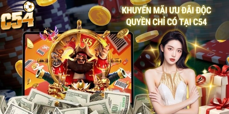 Nhận thưởng tại Khuyến Mãi C54 được thiết kế đơn giản và dễ dàng